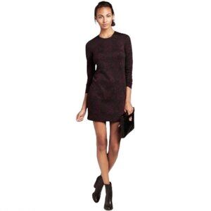 BANANA Republic Crackle Print Knit Dress In Purple